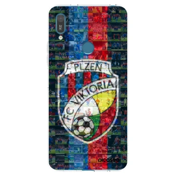 Picasee silikonový průhledný obal pro Huawei Y7 2019 - FC Viktoria Plzeň A