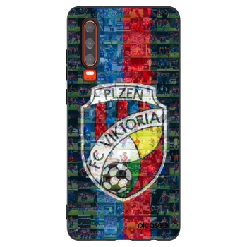 Picasee silikonový černý obal pro Huawei P30 - FC Viktoria Plzeň A