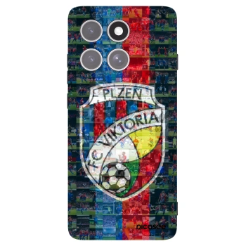 Picasee silikonový černý obal pro Motorola Edge 60 Pro - FC Viktoria Plzeň A