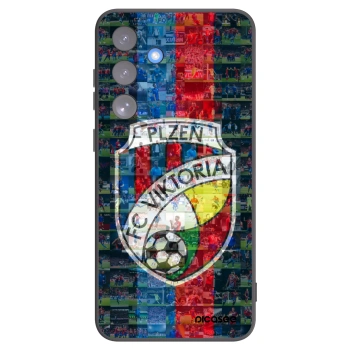 Picasee silikonový černý obal pro Samsung Galaxy S25 FE 5G - FC Viktoria Plzeň A