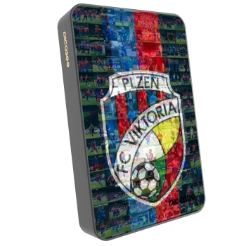 Picasee Powerbanka s MagSafe 10 000 mAh Šedá - FC Viktoria Plzeň A