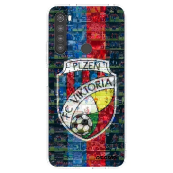 Picasee silikonový průhledný obal pro Xiaomi Redmi Note 8 - FC Viktoria Plzeň A