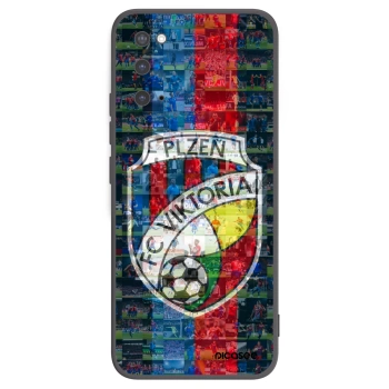 Picasee silikonový černý obal pro Samsung Galaxy S20 G980F - FC Viktoria Plzeň A