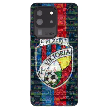 Picasee silikonový černý obal pro Samsung Galaxy S20 Ultra 5G G988F - FC Viktoria Plzeň A