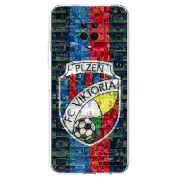 Picasee silikonový průhledný obal pro Xiaomi Redmi Note 9S - FC Viktoria Plzeň A