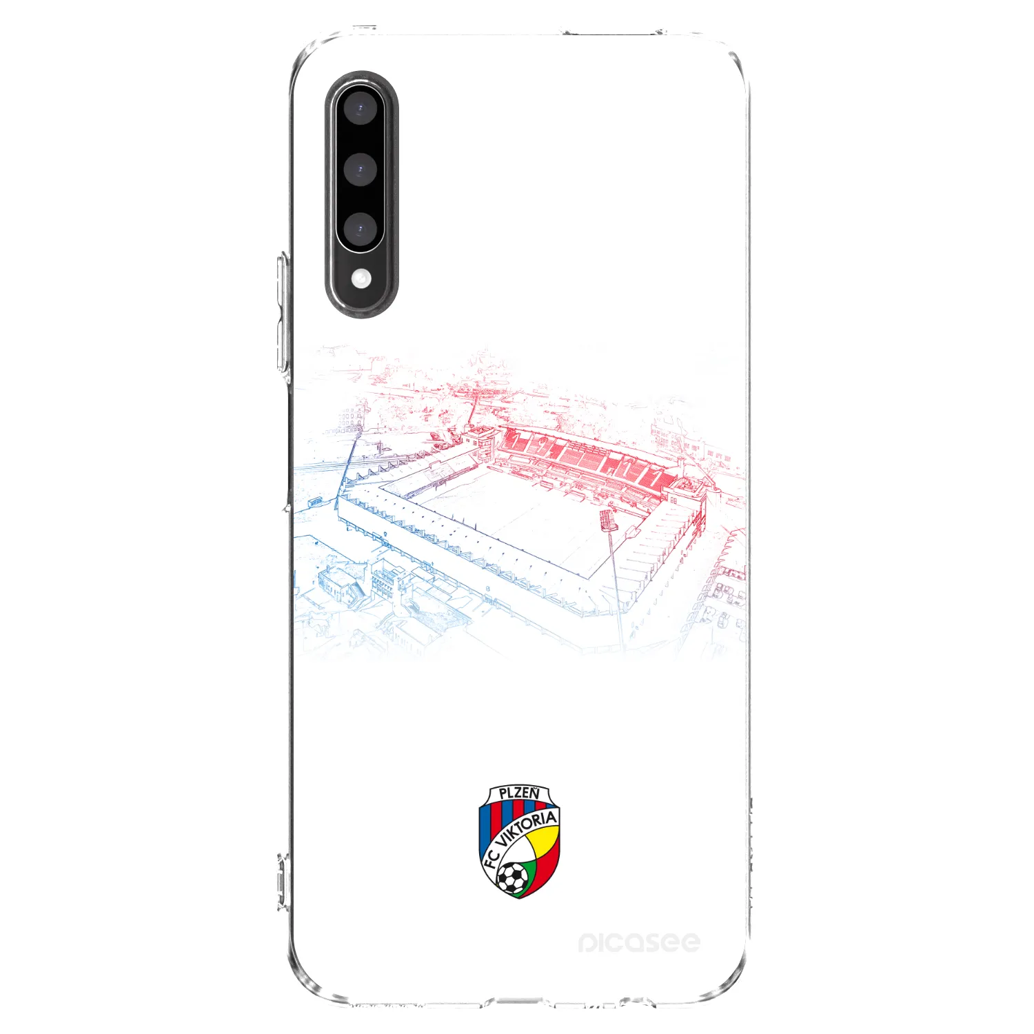 Picasee silikonový průhledný obal pro Honor 9X Pro - FC Viktoria Plzeň C