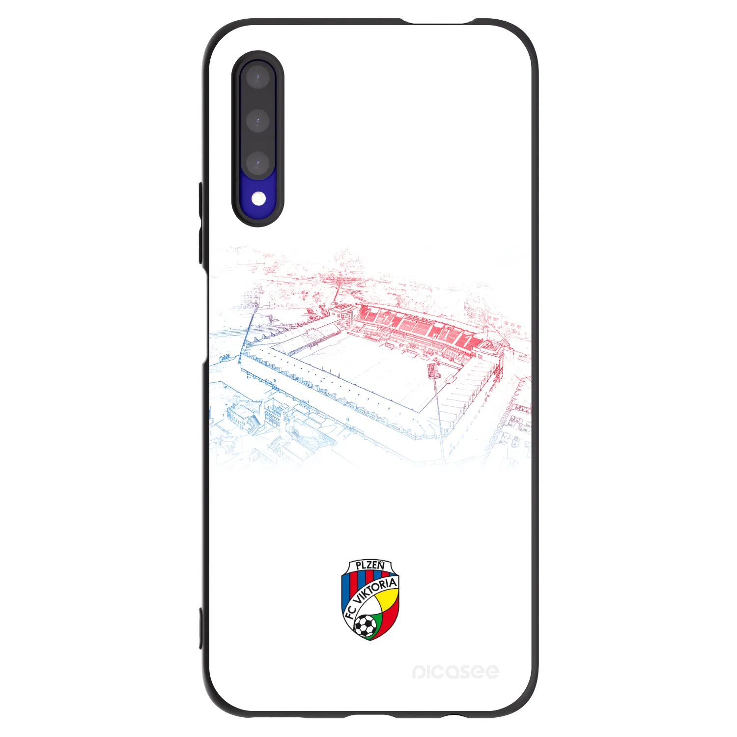 Picasee silikonový černý obal pro Honor 9X Pro - FC Viktoria Plzeň C