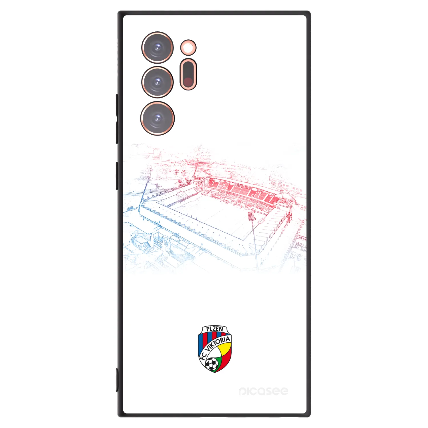 Picasee silikonový černý obal pro Samsung Galaxy Note 20 Ultra - FC Viktoria Plzeň C