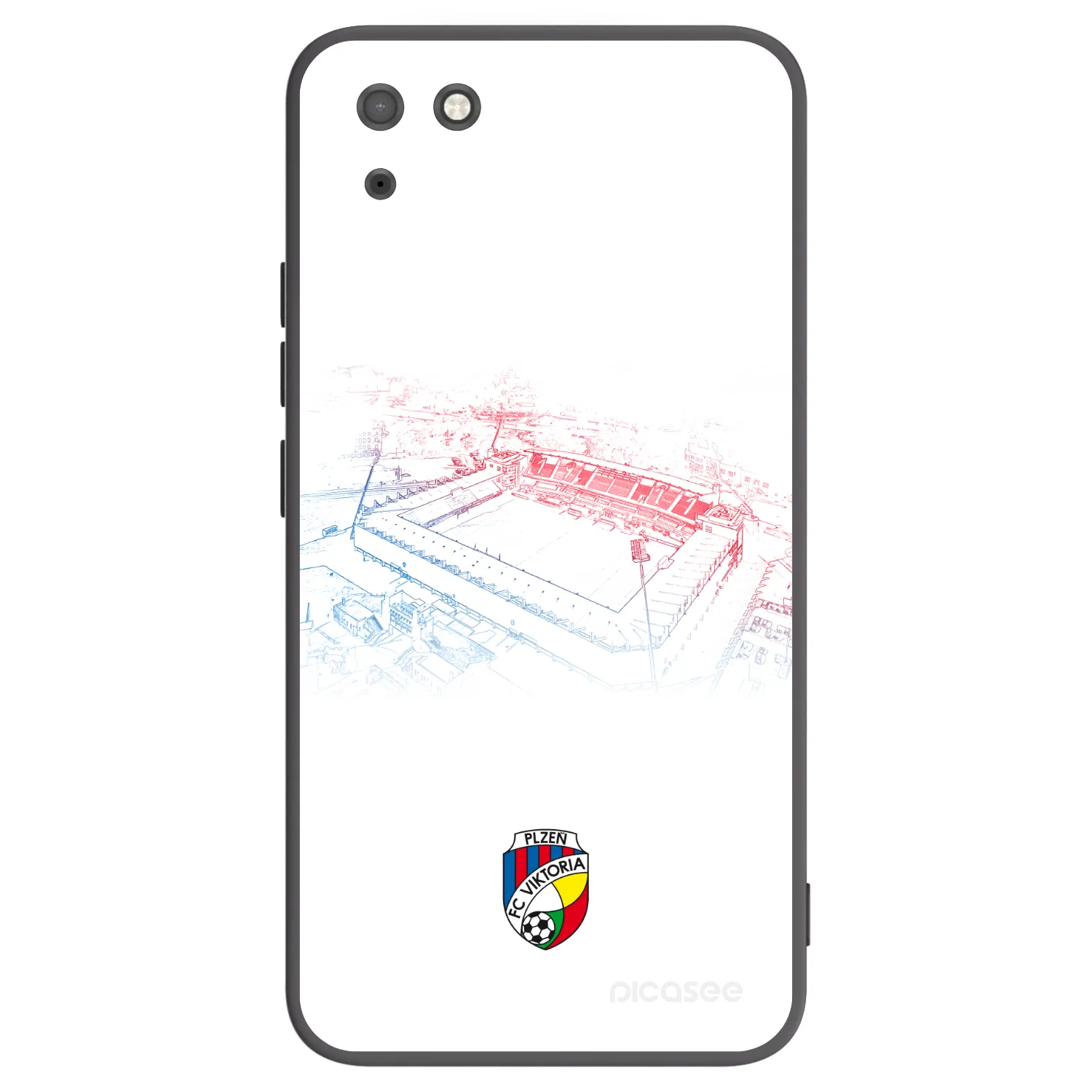 Picasee silikonový černý obal pro Huawei Y5P - FC Viktoria Plzeň C