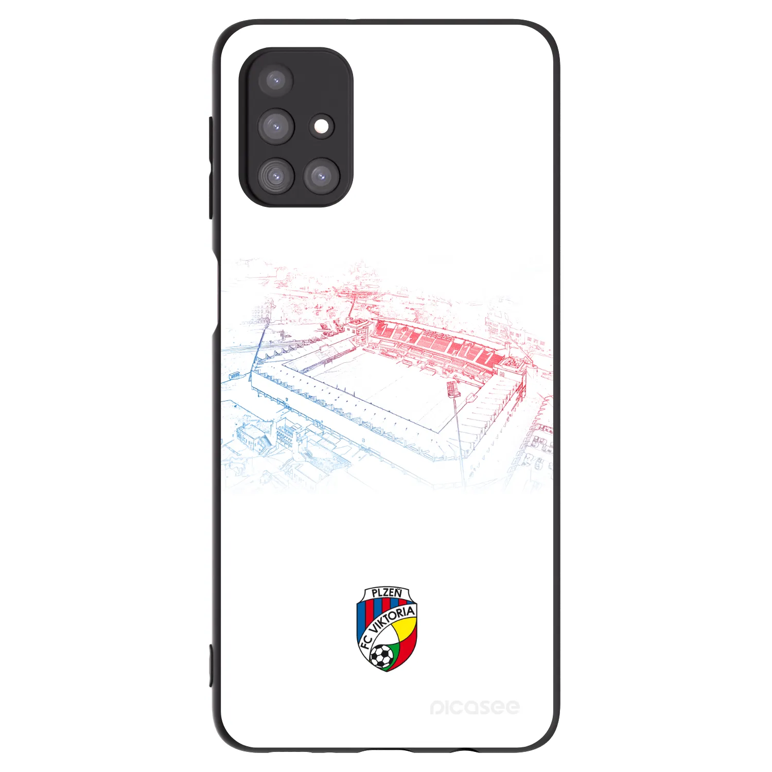 Picasee silikonový černý obal pro Samsung Galaxy M31s - FC Viktoria Plzeň C