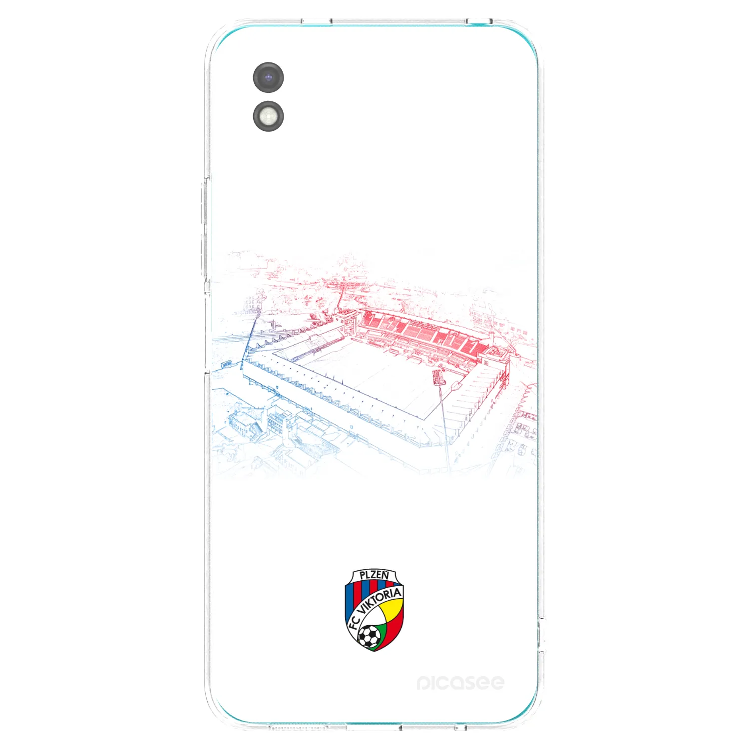 Picasee silikonový černý obal pro Xiaomi Redmi 9A - FC Viktoria Plzeň C