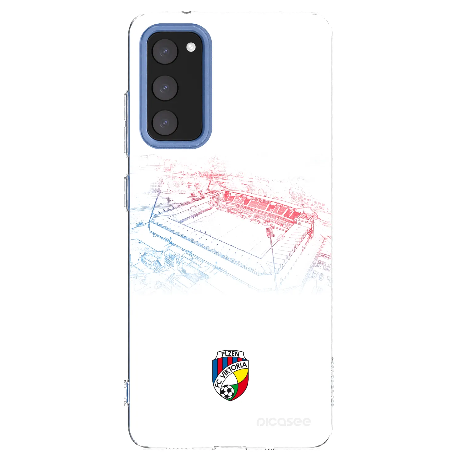 Picasee silikonový průhledný obal pro Samsung Galaxy S20 FE - FC Viktoria Plzeň C