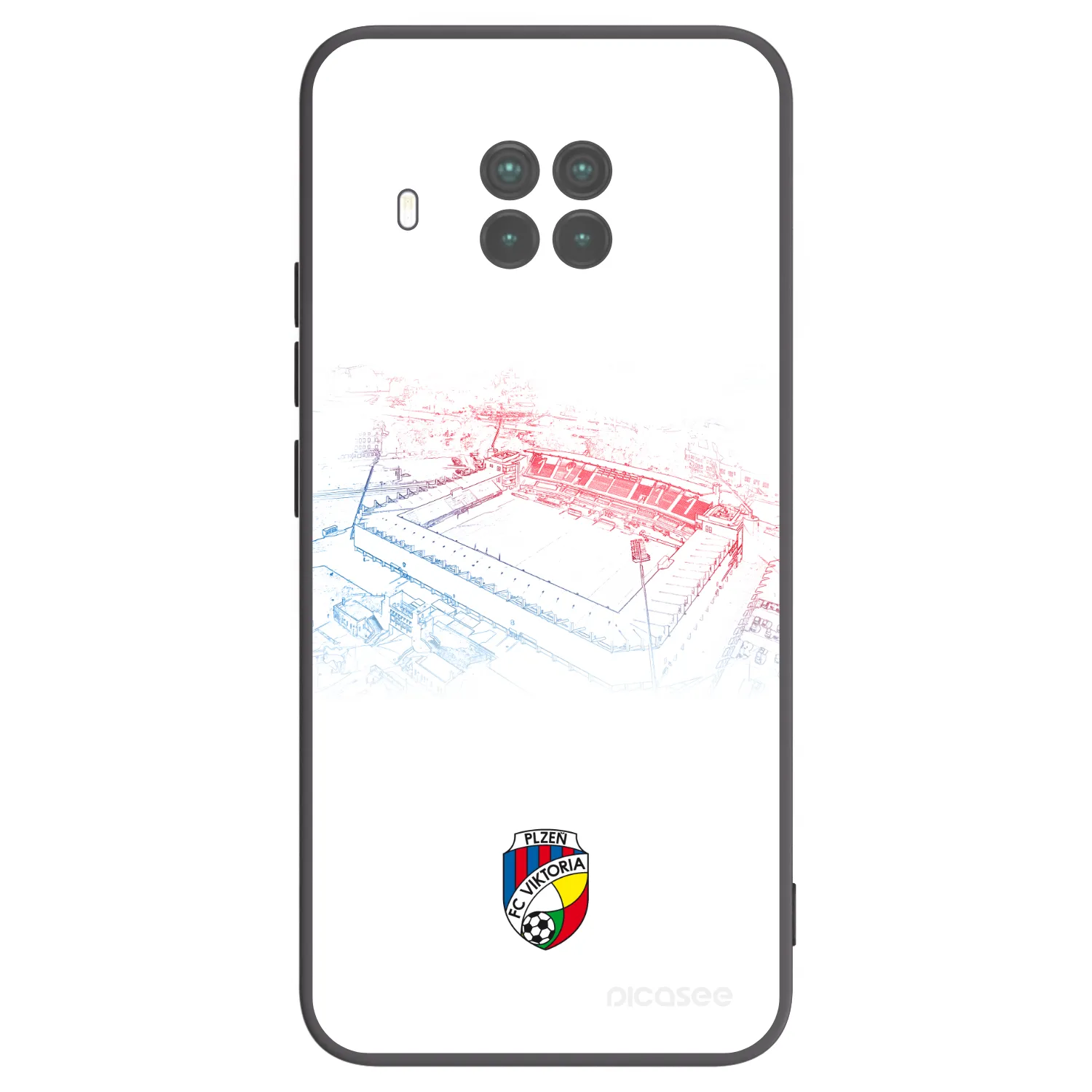 Picasee silikonový černý obal pro Xiaomi Mi 10T Lite - FC Viktoria Plzeň C