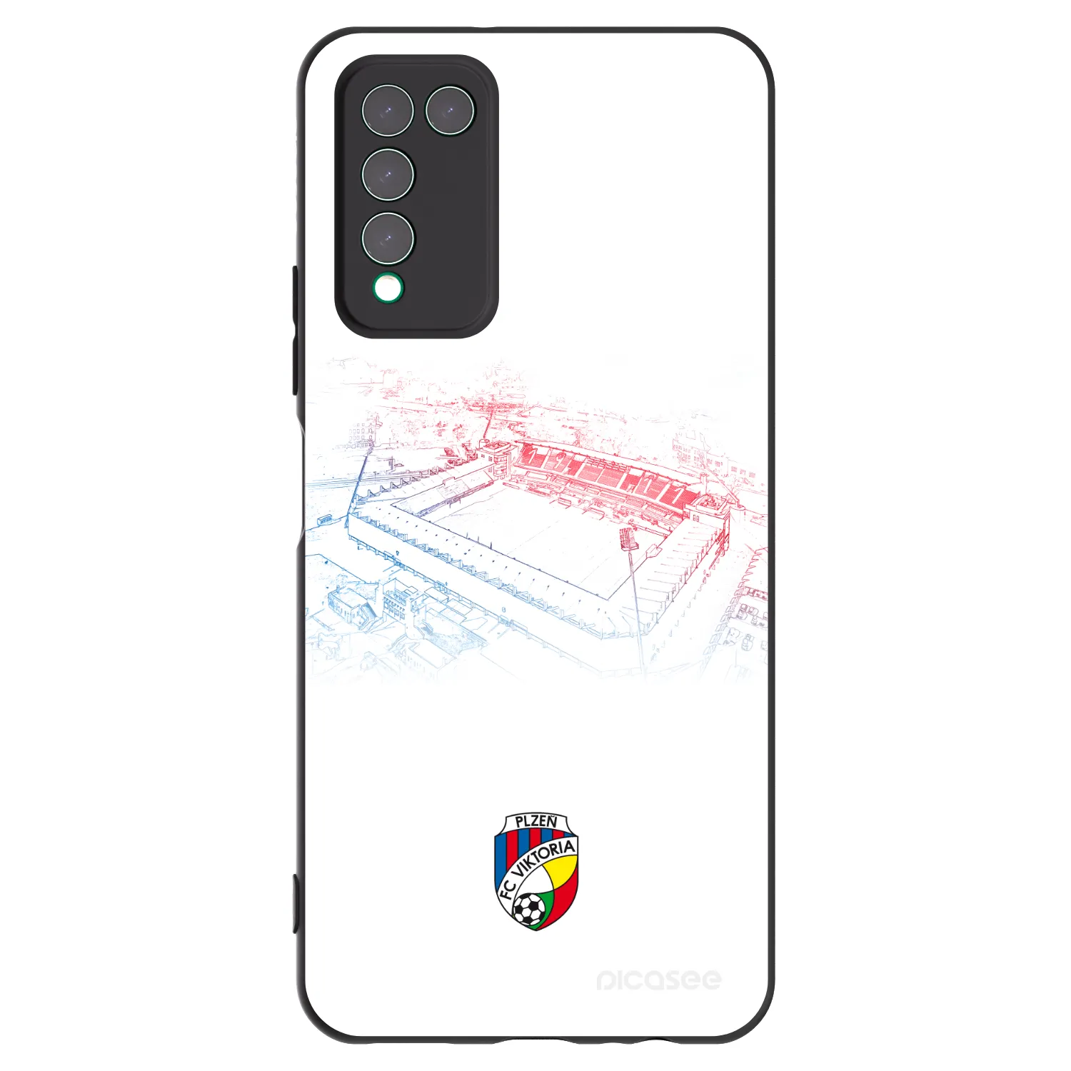 Picasee silikonový černý obal pro Honor 10X Lite - FC Viktoria Plzeň C