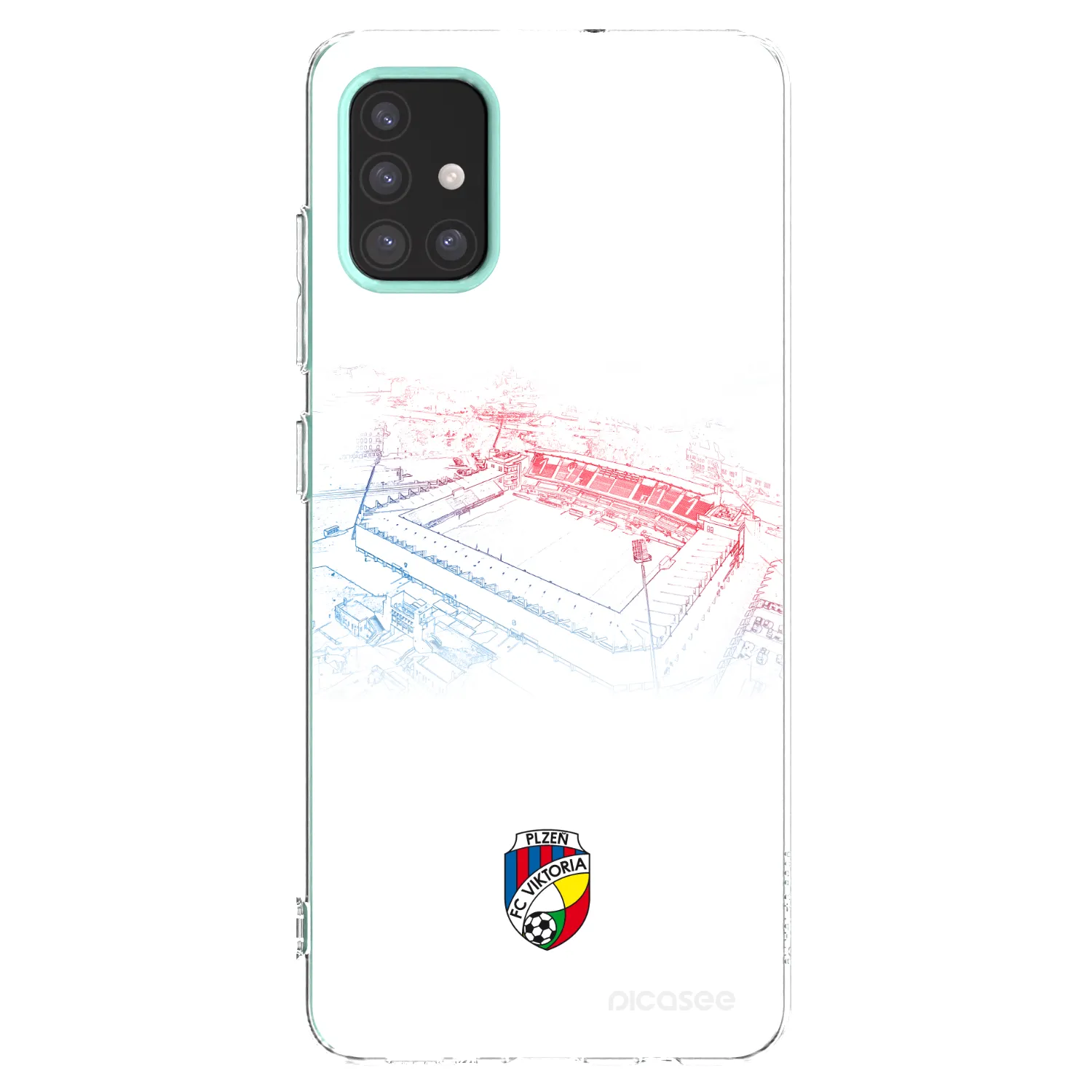Picasee silikonový průhledný obal pro Samsung Galaxy M31s - FC Viktoria Plzeň C