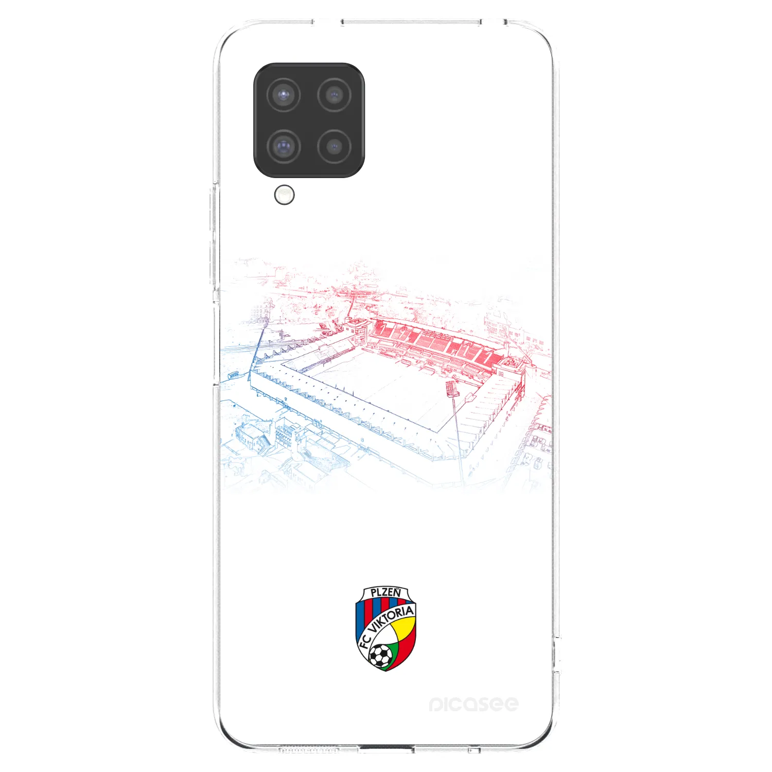 Picasee silikonový průhledný obal pro Samsung Galaxy A42 A426B - FC Viktoria Plzeň C