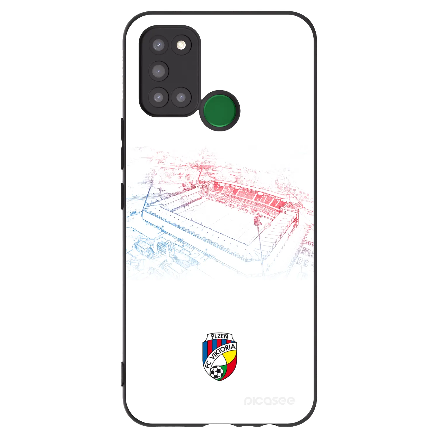 Picasee silikonový černý obal pro Realme 7i - FC Viktoria Plzeň C