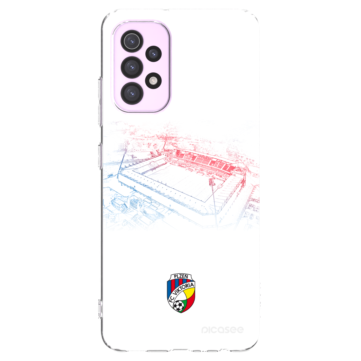 Picasee silikonový průhledný obal pro Samsung Galaxy A32 5G A326B - FC Viktoria Plzeň C