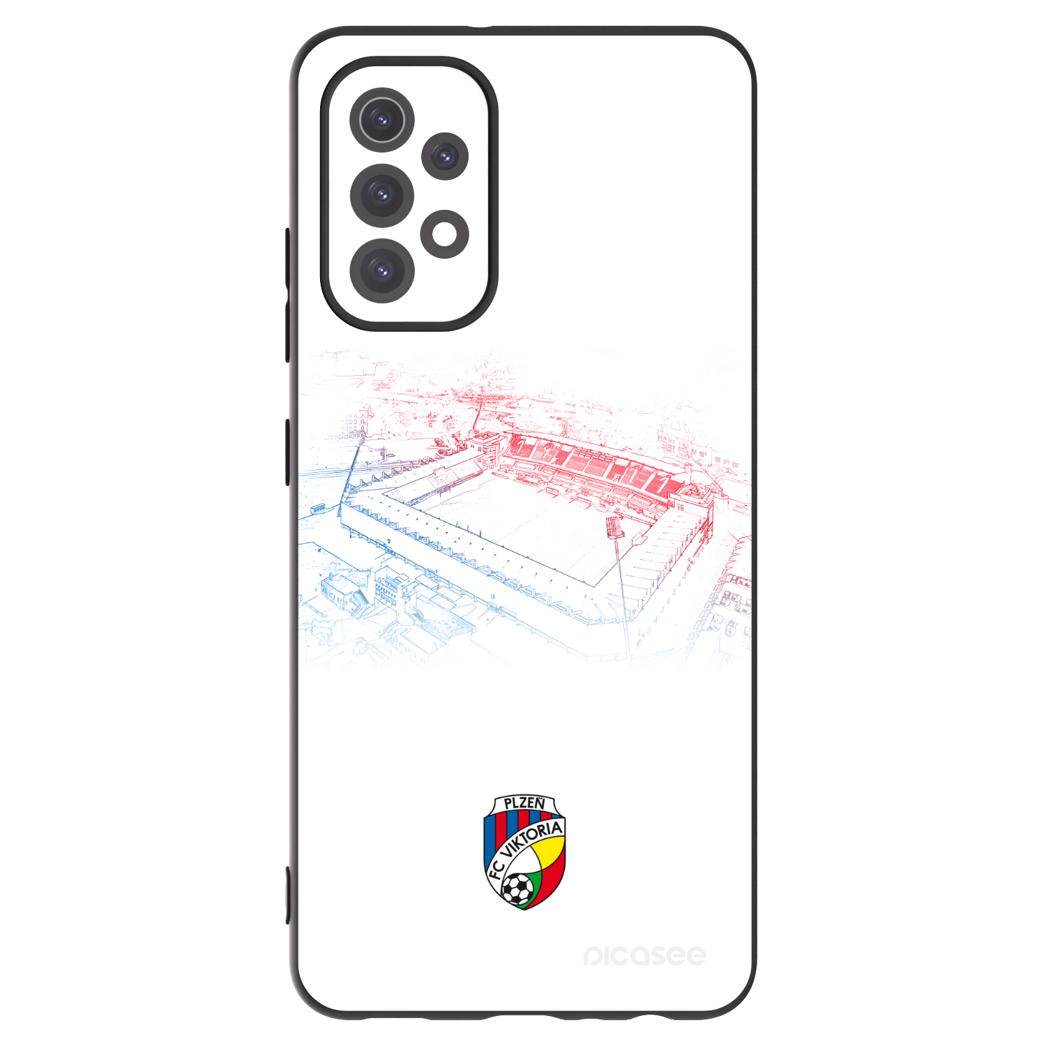 Picasee silikonový černý obal pro Samsung Galaxy A32 5G A326B - FC Viktoria Plzeň C