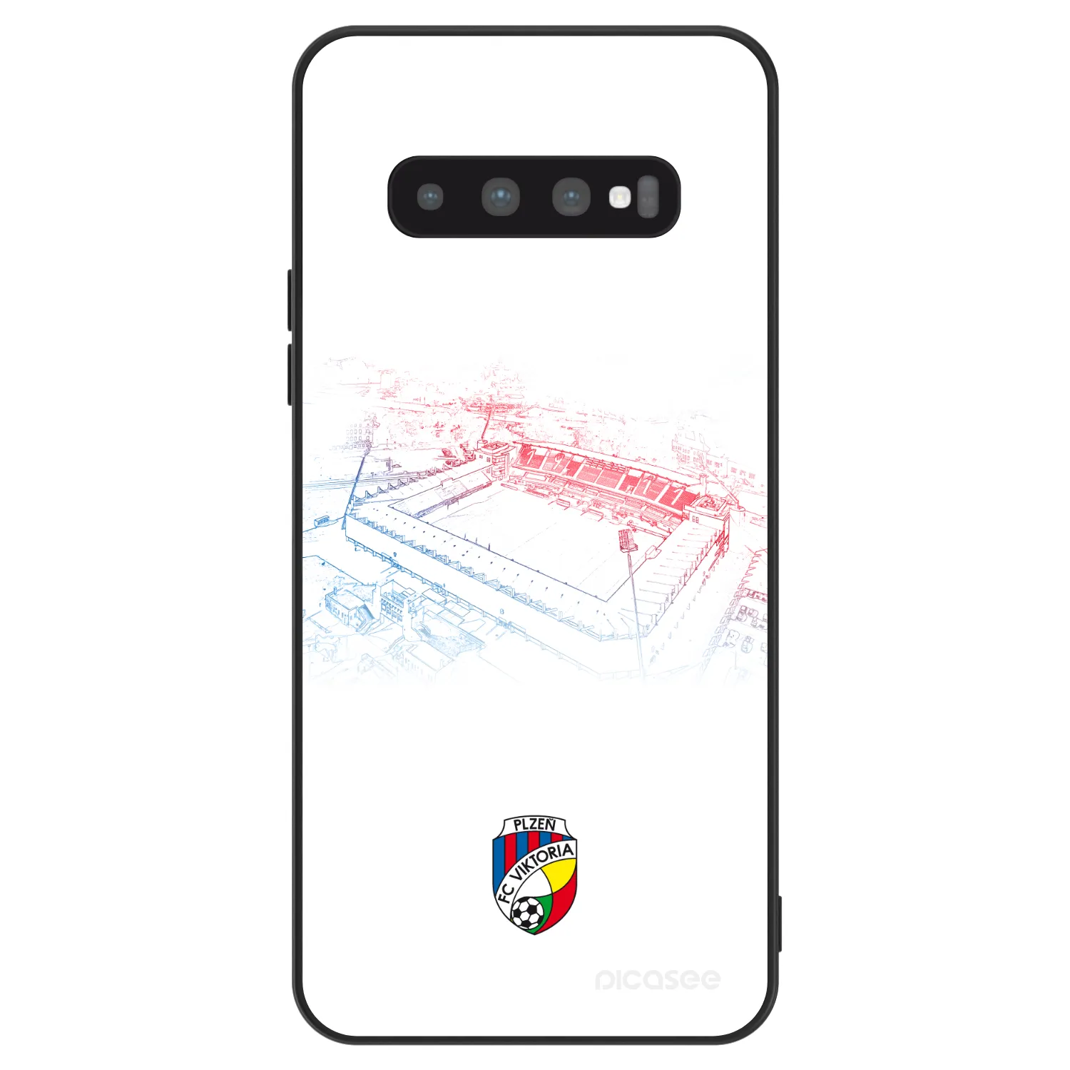 Picasee ULTIMATE CASE pro Samsung Galaxy S10 G973 - FC Viktoria Plzeň C