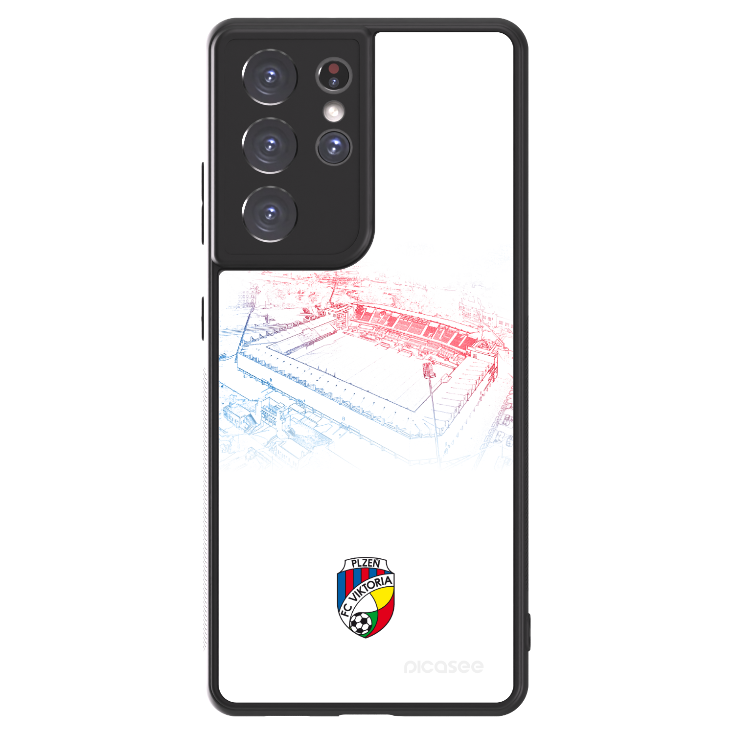 Picasee ULTIMATE CASE pro Samsung Galaxy S21 Ultra 5G G998B - FC Viktoria Plzeň C