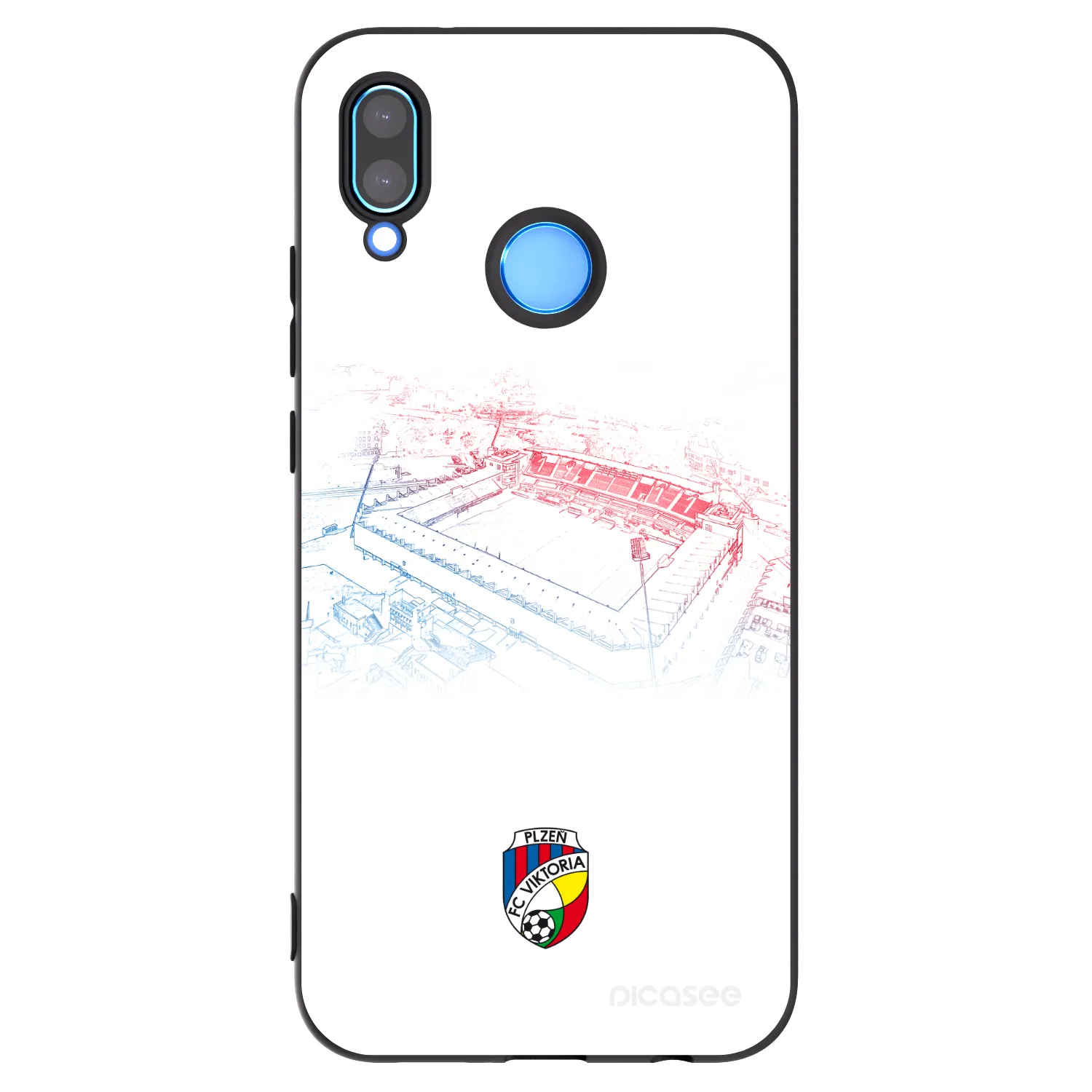 Picasee silikonový černý obal pro Huawei P20 Lite - FC Viktoria Plzeň C