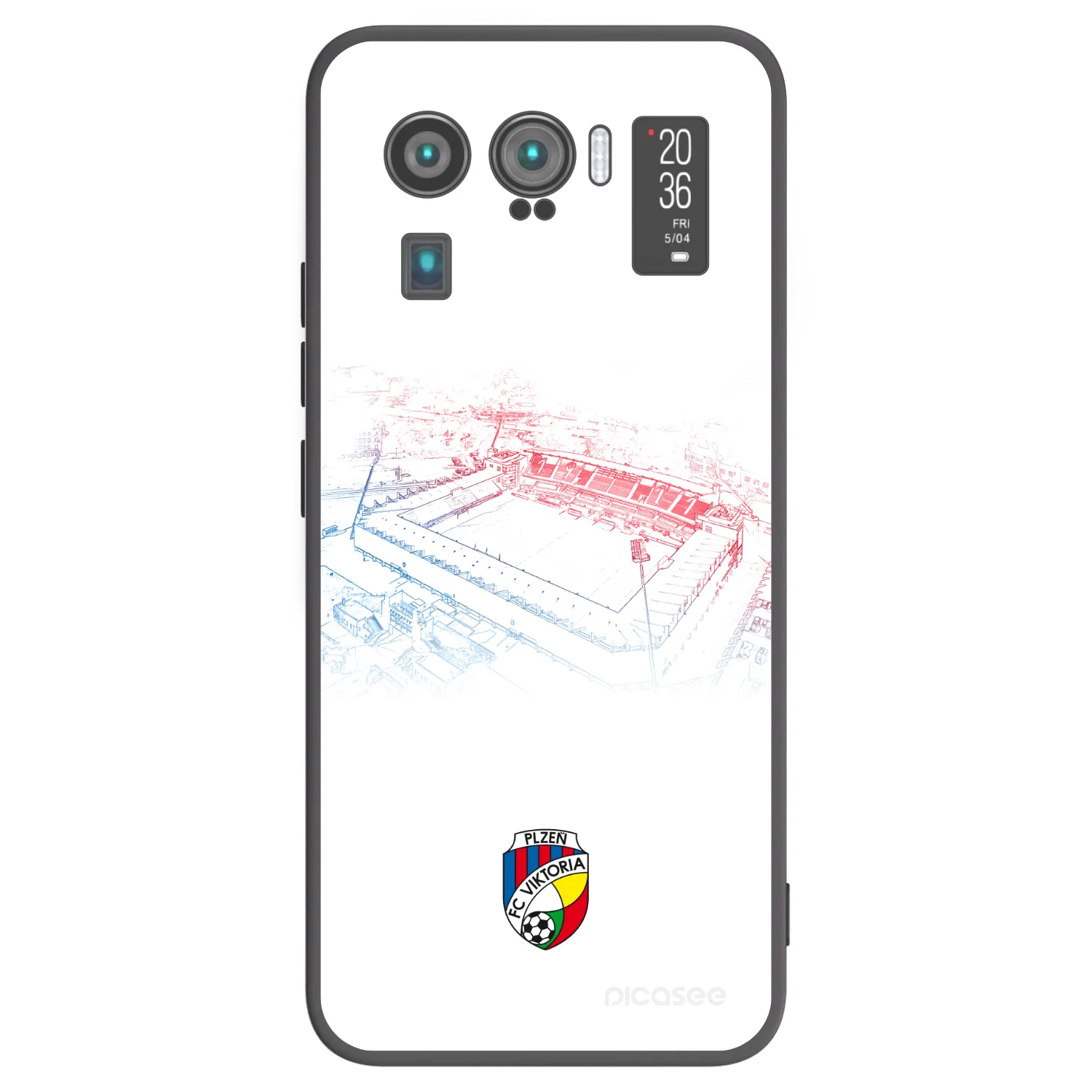 Picasee silikonový černý obal pro Xiaomi Mi 11 Ultra - FC Viktoria Plzeň C