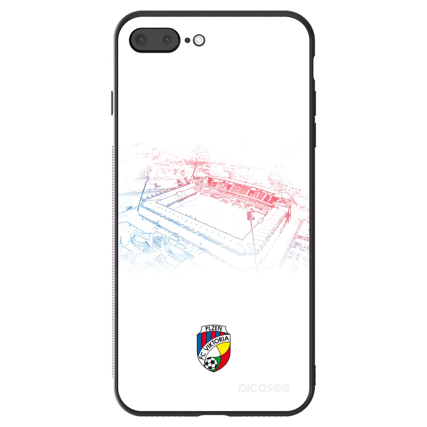 Picasee ULTIMATE CASE pro Apple iPhone 8 Plus - FC Viktoria Plzeň C
