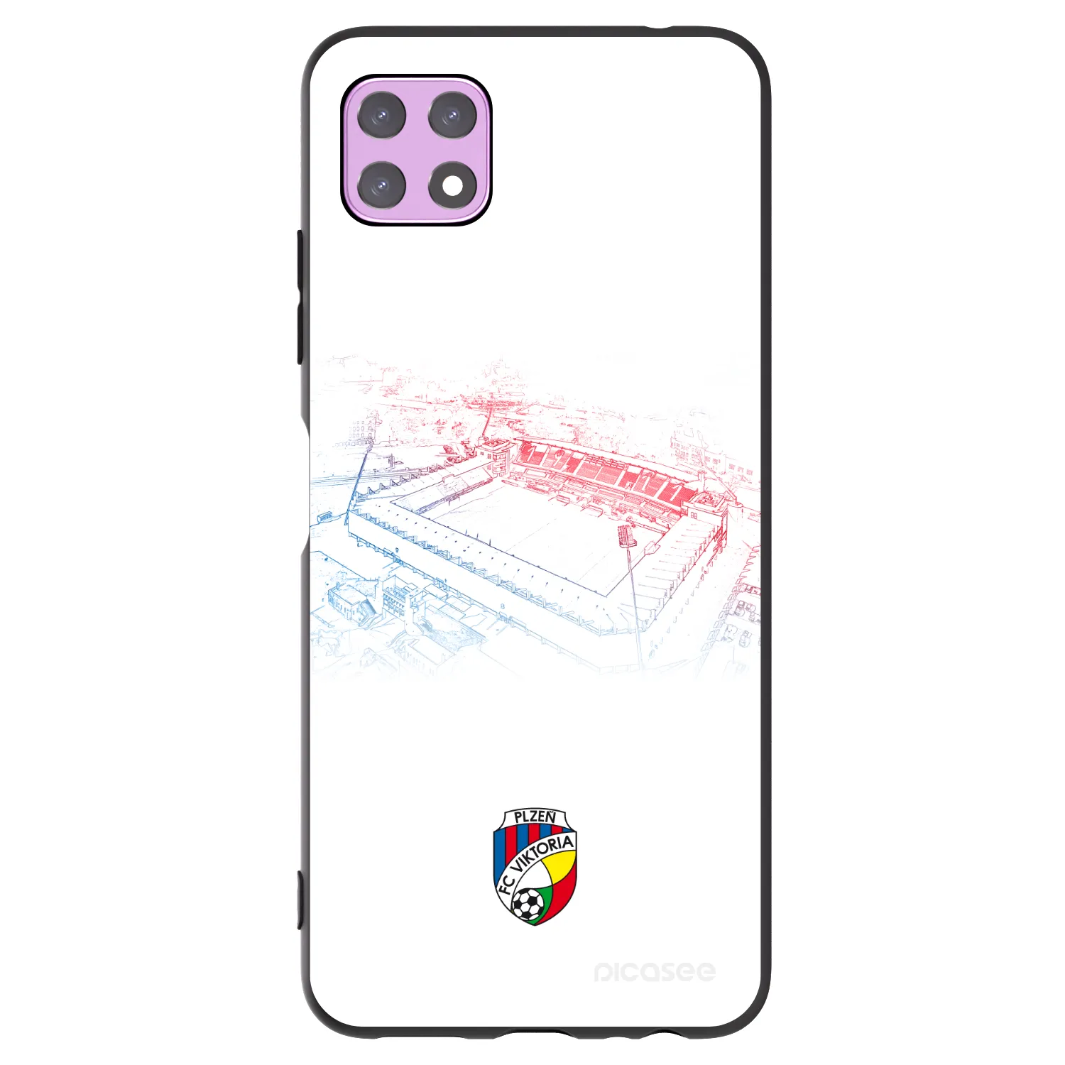 Picasee silikonový černý obal pro Samsung Galaxy A22 A226B 5G - FC Viktoria Plzeň C