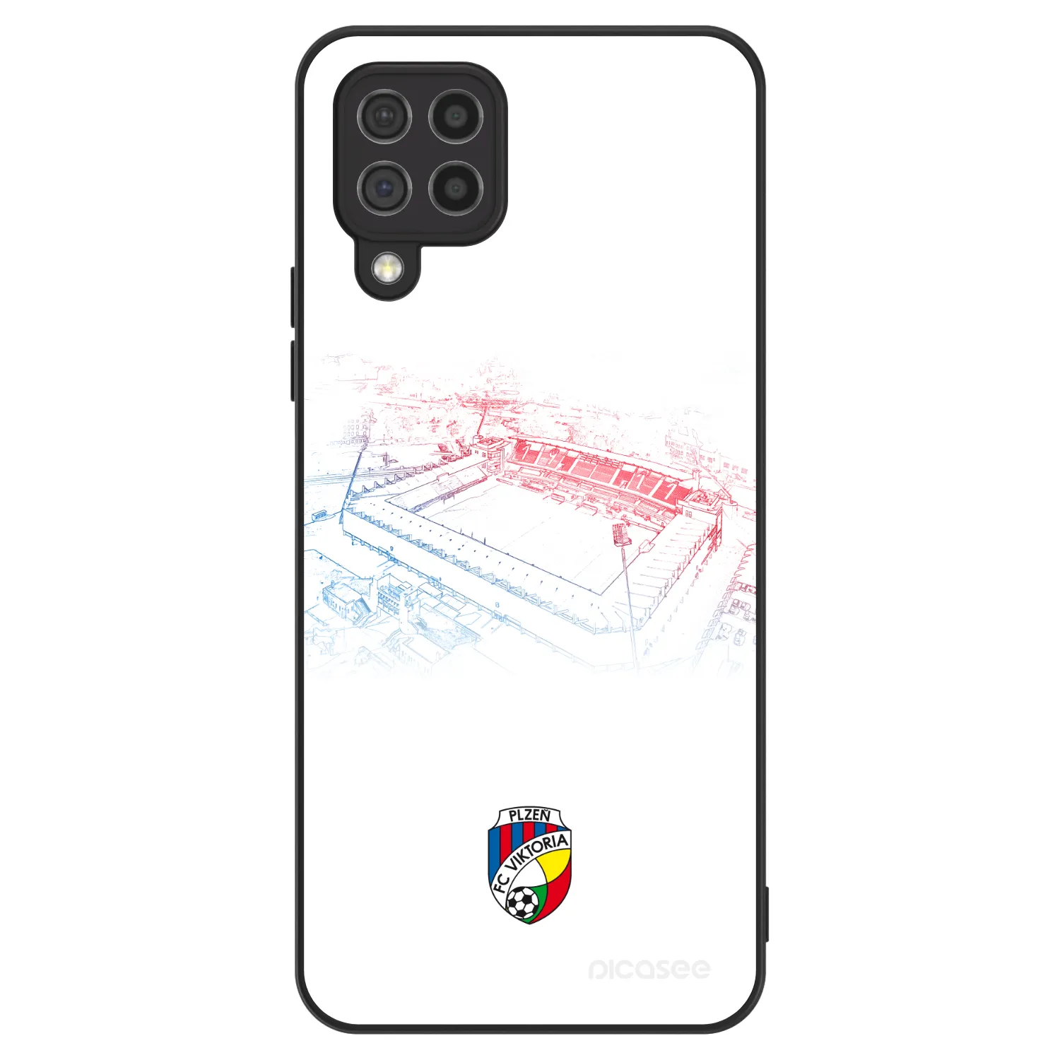Picasee ULTIMATE CASE pro Samsung Galaxy A22 A225F 4G - FC Viktoria Plzeň C