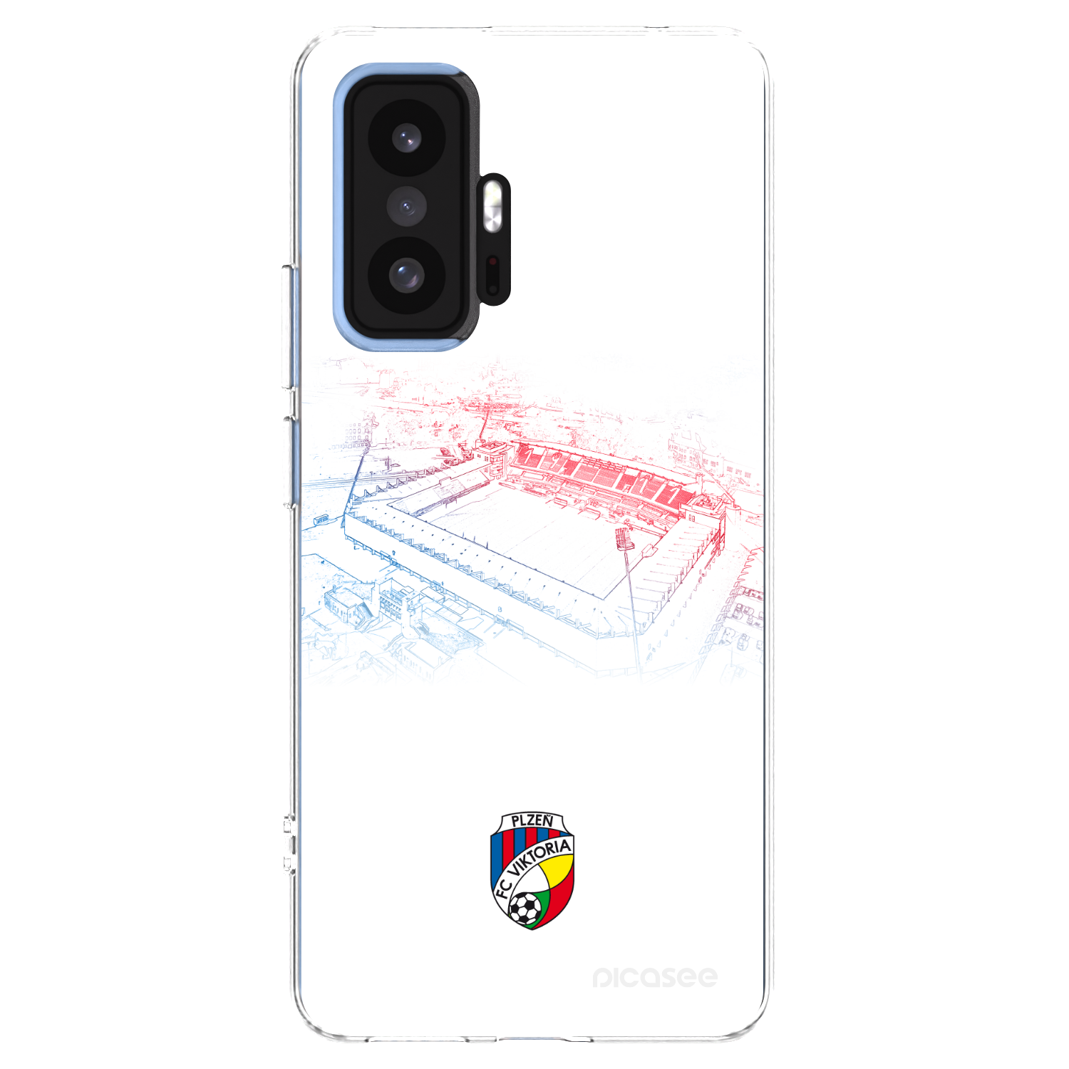 Picasee silikonový průhledný obal pro Xiaomi 11T - FC Viktoria Plzeň C
