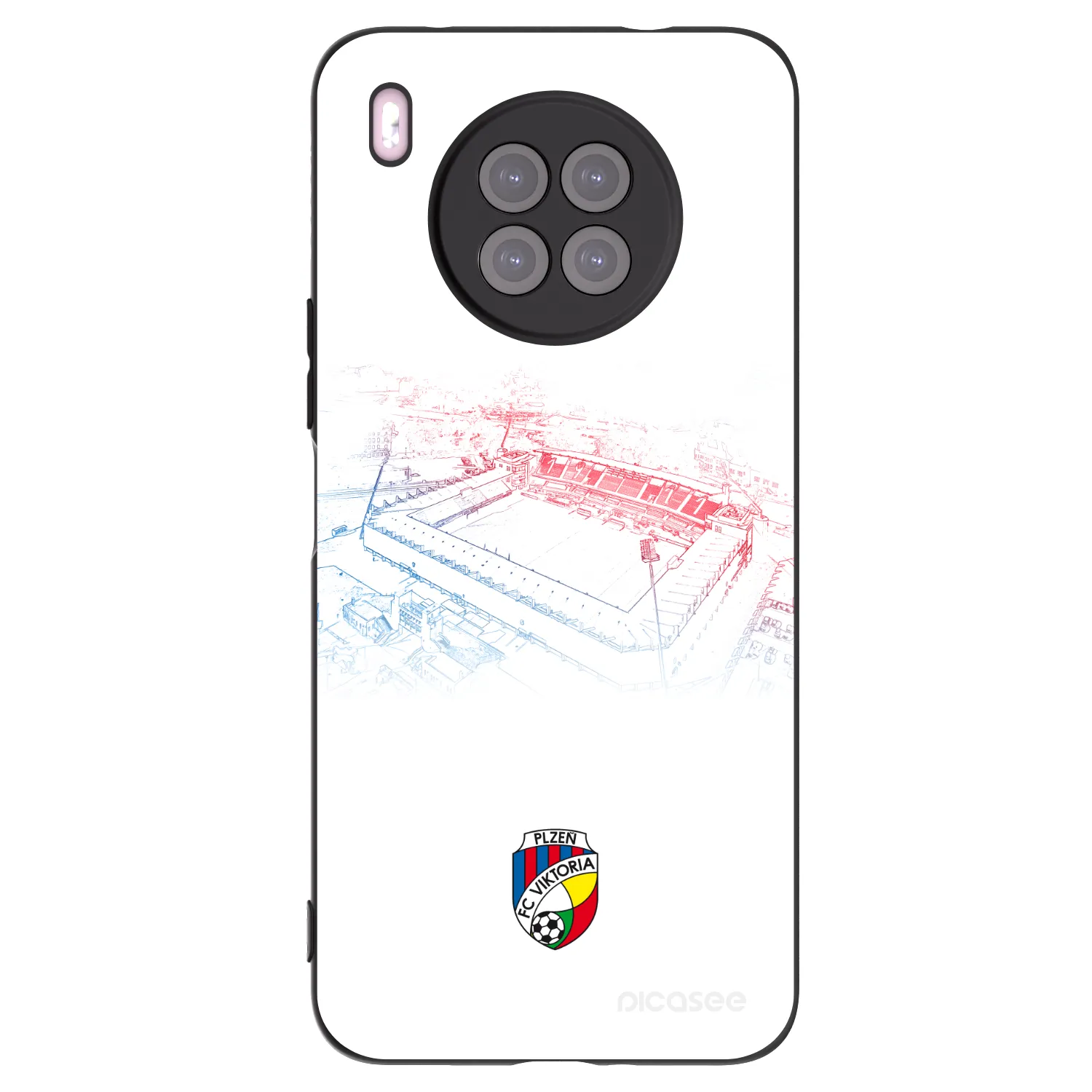 Picasee silikonový černý obal pro Huawei Nova 8i - FC Viktoria Plzeň C
