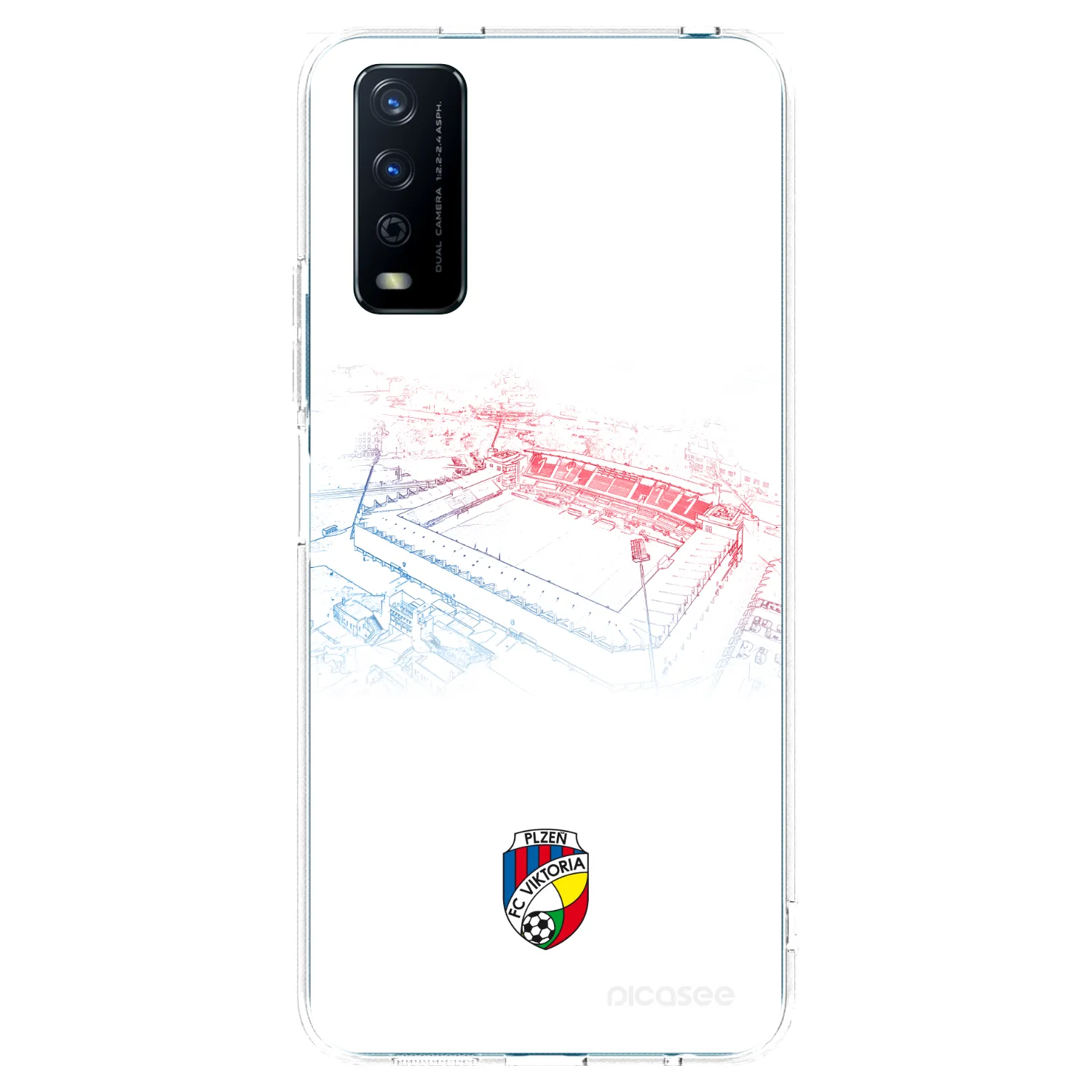 Picasee silikonový průhledný obal pro Vivo Y11s - FC Viktoria Plzeň C