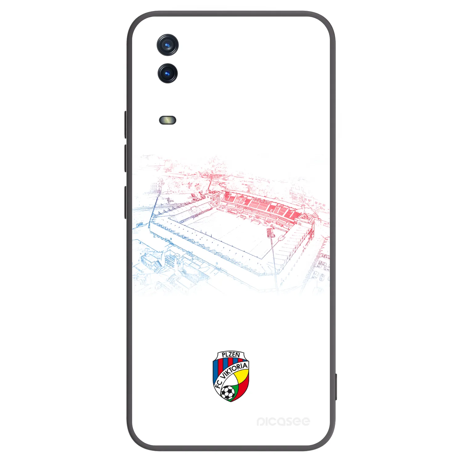 Picasee silikonový černý obal pro Vivo Y11s - FC Viktoria Plzeň C