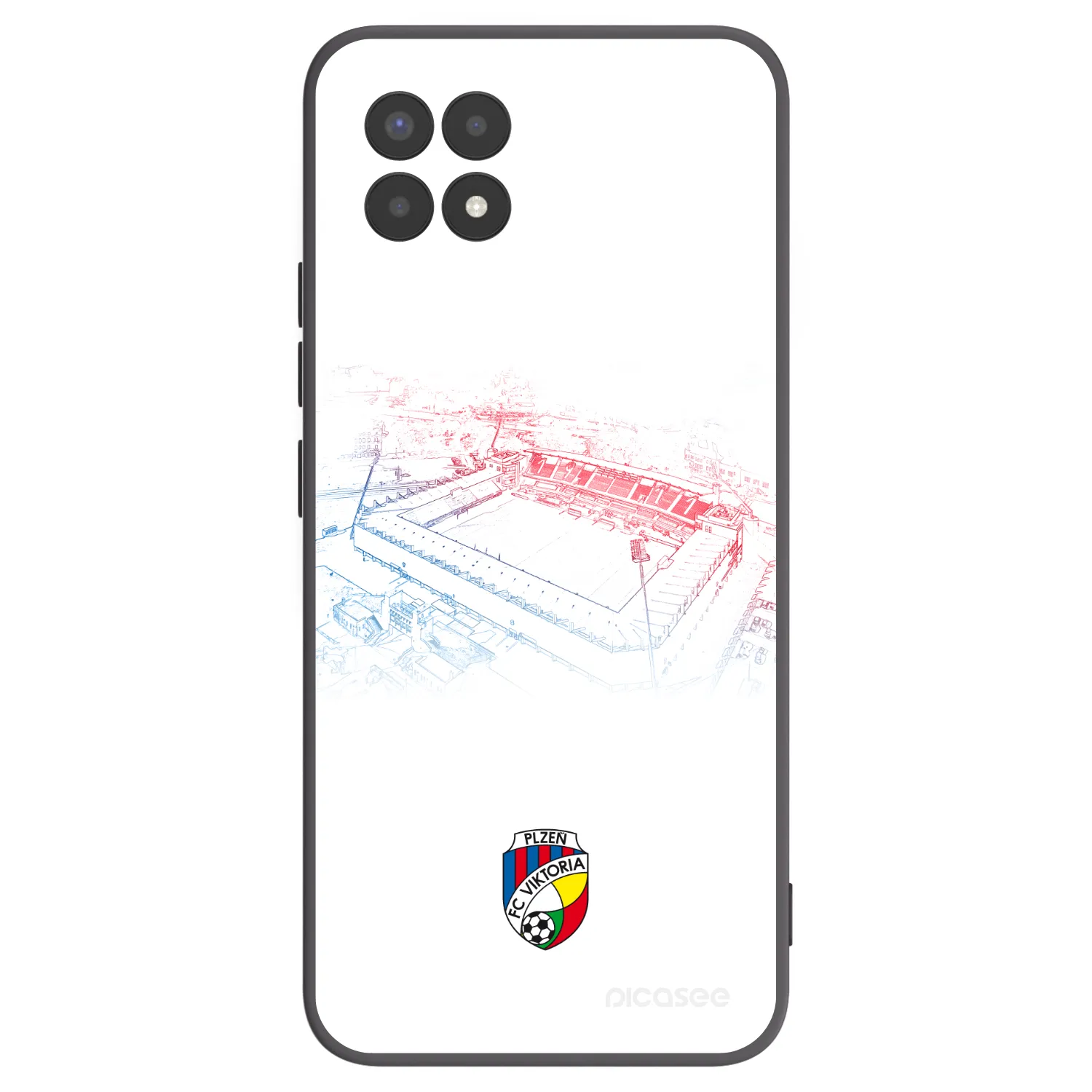Picasee silikonový černý obal pro Realme 8i - FC Viktoria Plzeň C