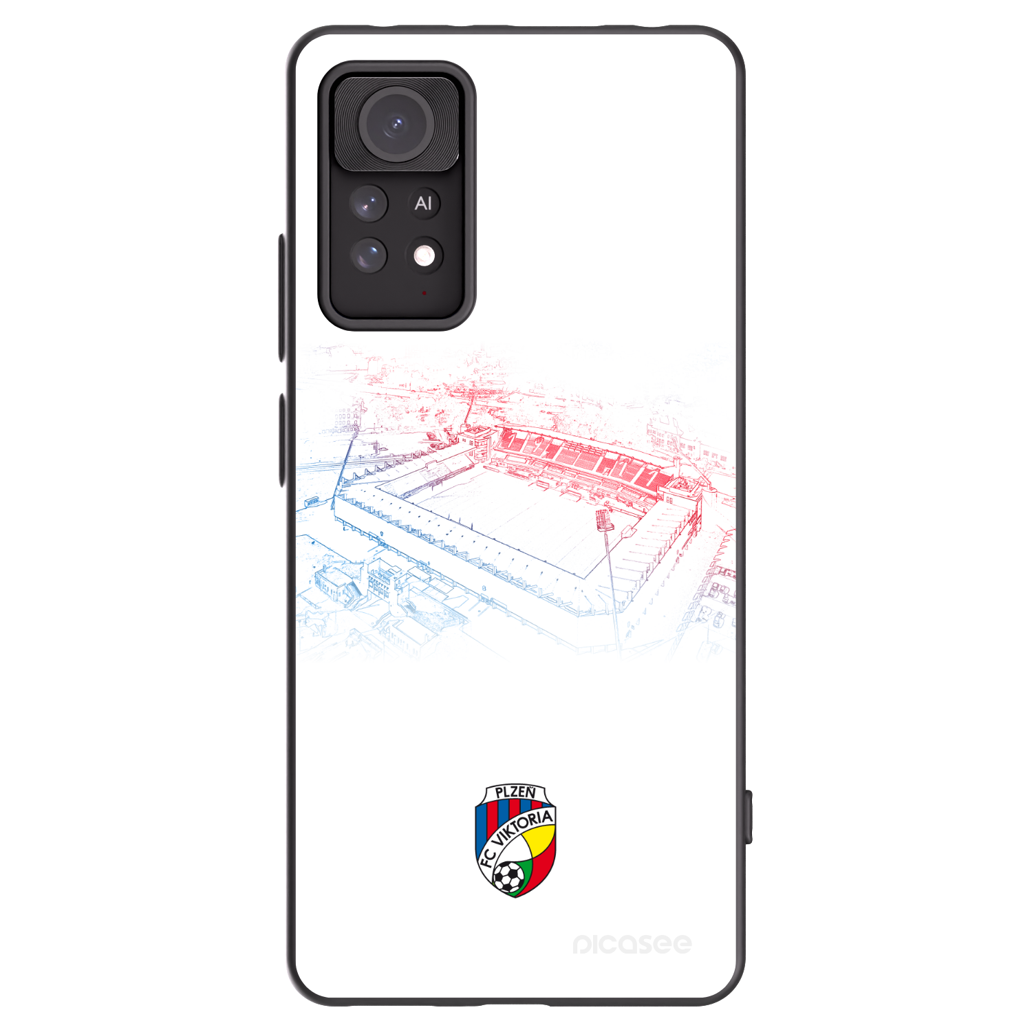 Picasee silikonový černý obal pro Xiaomi Redmi Note 11 Pro - FC Viktoria Plzeň C