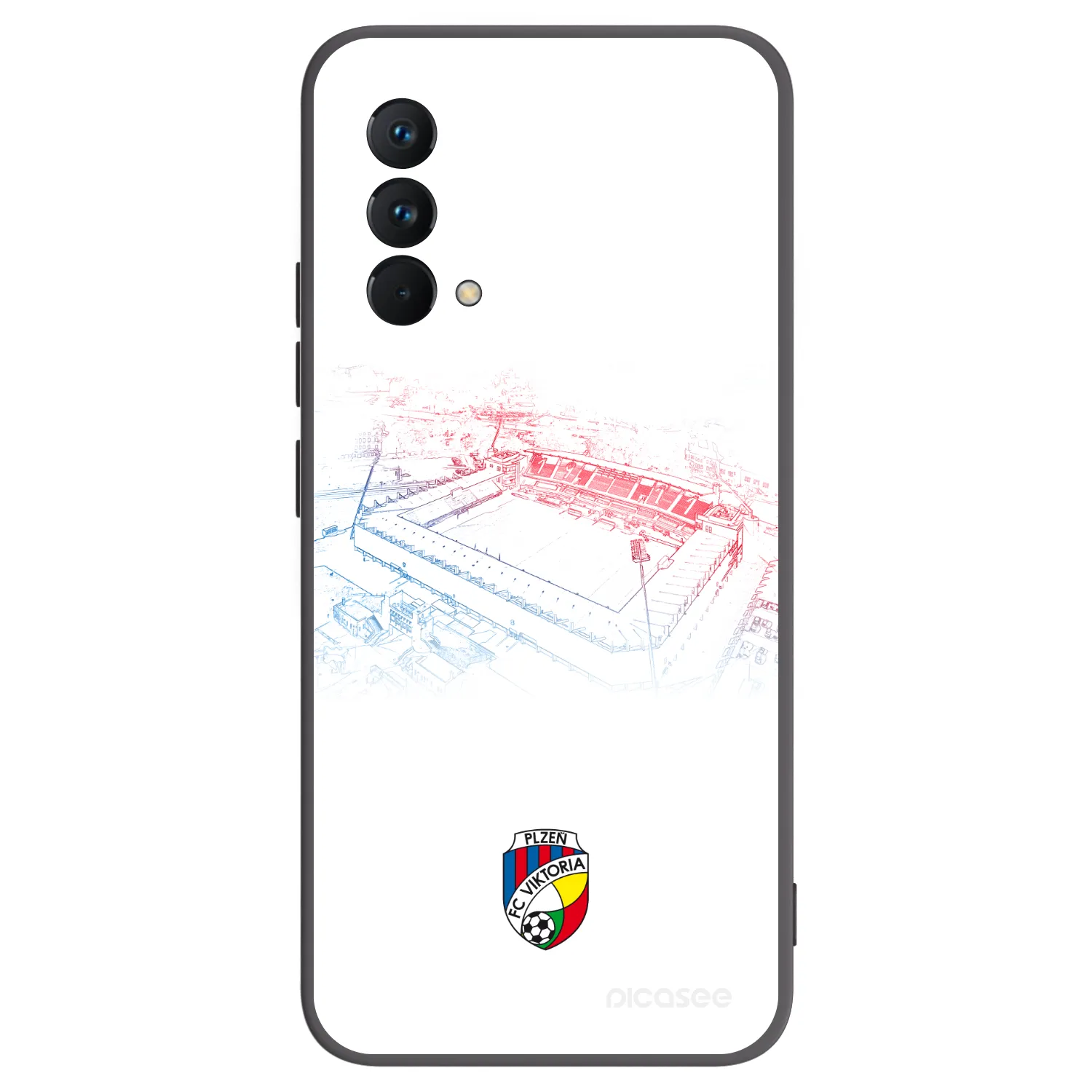 Picasee silikonový černý obal pro Realme GT Master Edition 5G - FC Viktoria Plzeň C