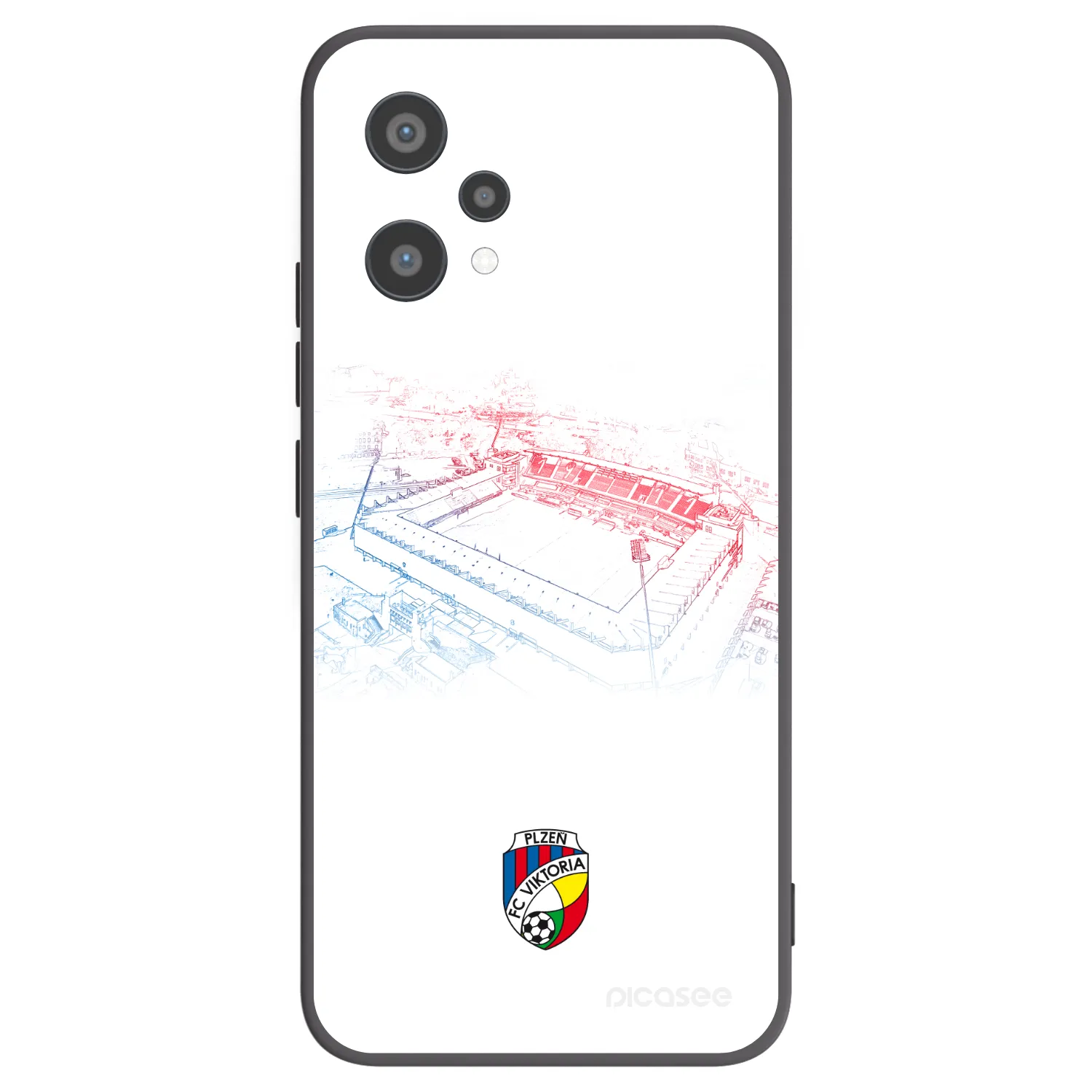 Picasee silikonový černý obal pro Realme 9 Pro 5G - FC Viktoria Plzeň C