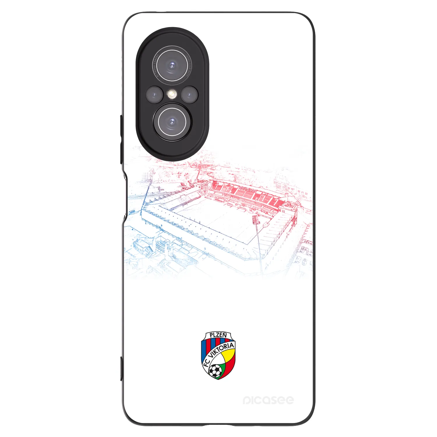 Picasee silikonový černý obal pro Huawei Nova 9 SE - FC Viktoria Plzeň C