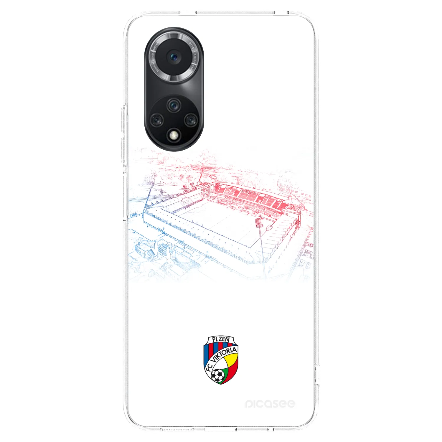 Picasee silikonový průhledný obal pro Huawei Nova 9 SE - FC Viktoria Plzeň C