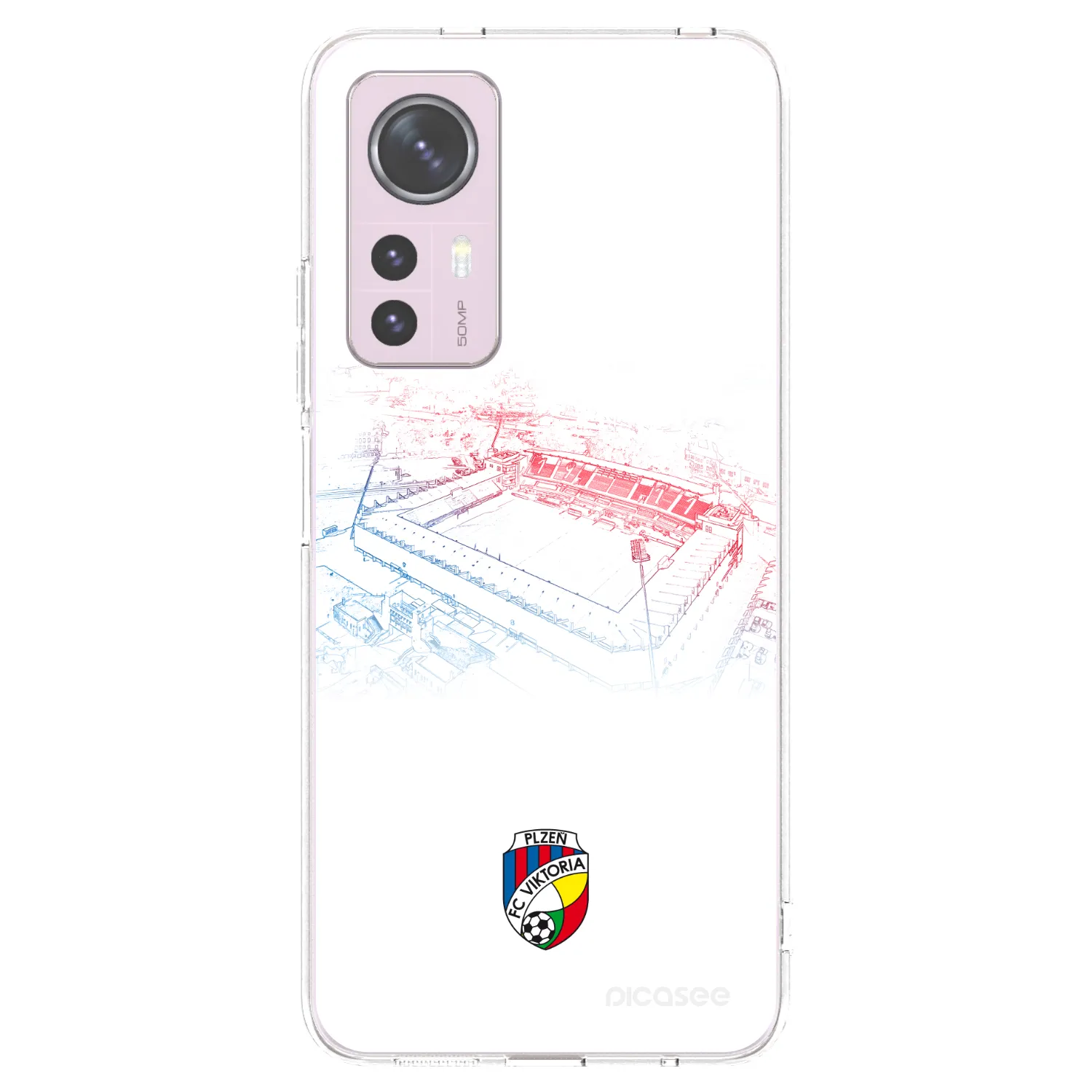 Picasee silikonový průhledný obal pro Xiaomi 12 - FC Viktoria Plzeň C
