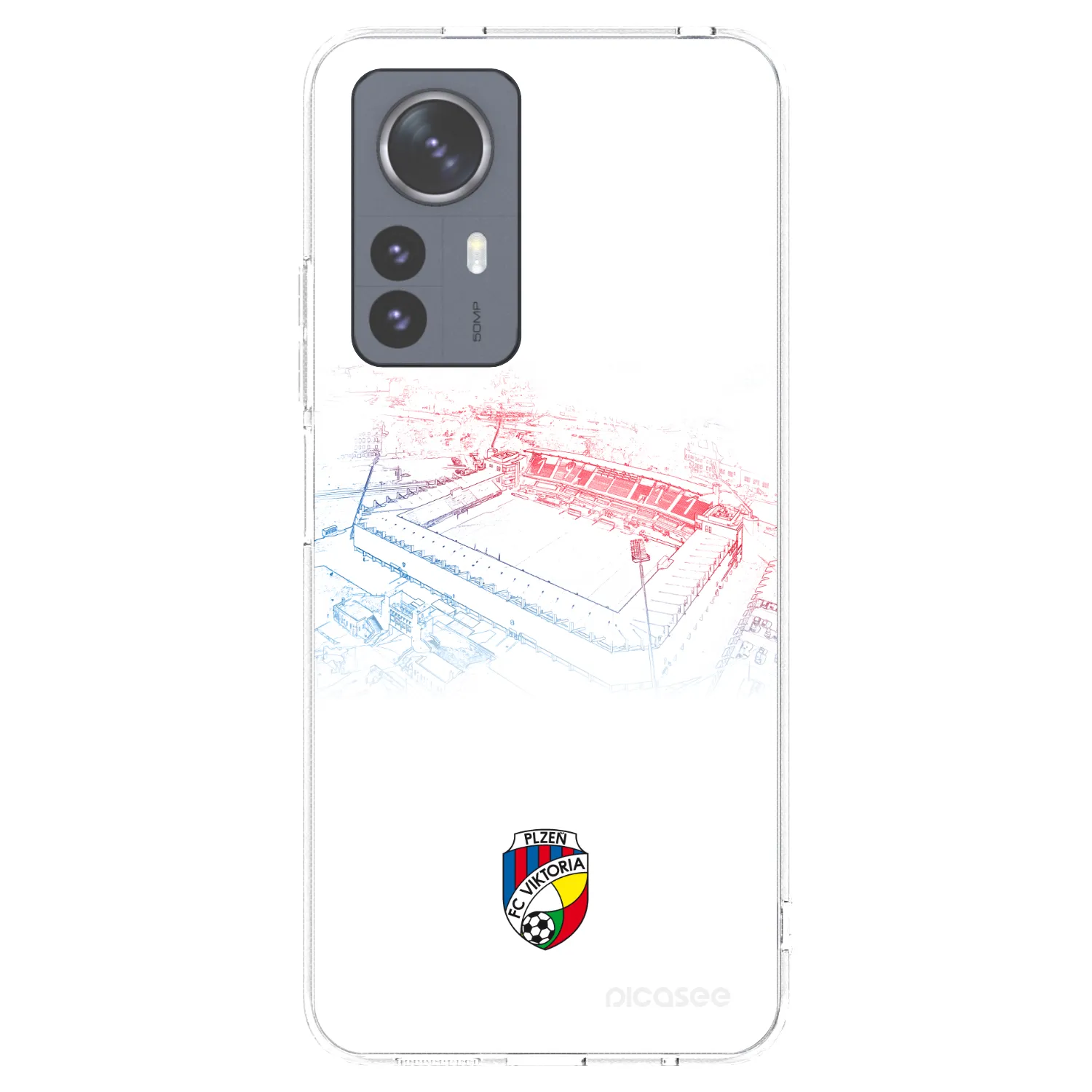 Picasee silikonový průhledný obal pro Xiaomi 12 Pro - FC Viktoria Plzeň C
