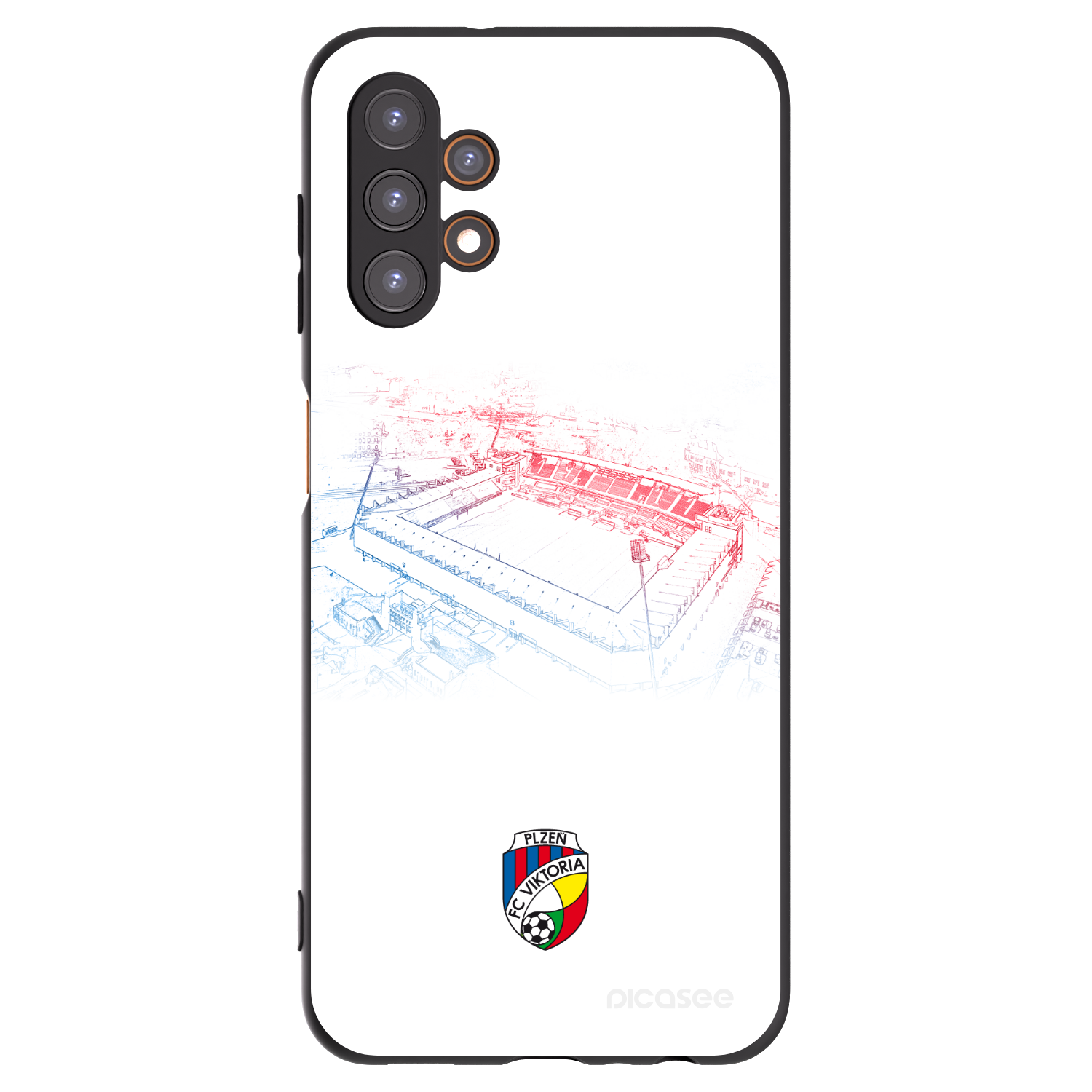 Picasee silikonový černý obal pro Samsung Galaxy A13 4G A135 - FC Viktoria Plzeň C
