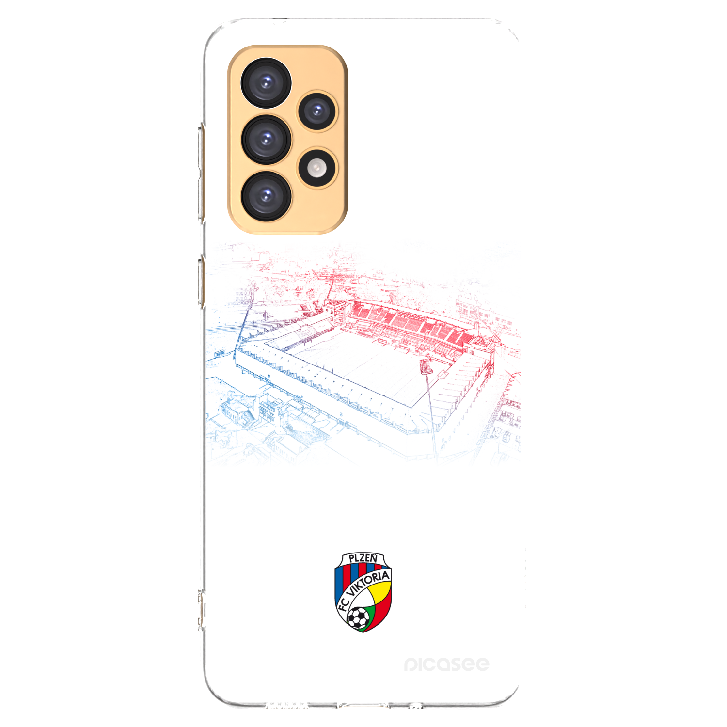 Picasee silikonový průhledný obal pro Samsung Galaxy A33 5G A336 - FC Viktoria Plzeň C