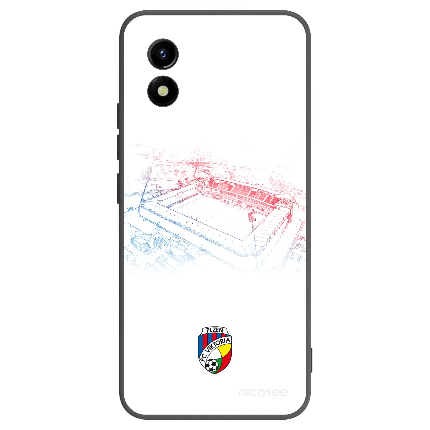 Picasee silikonový černý obal pro Vivo Y01 - FC Viktoria Plzeň C