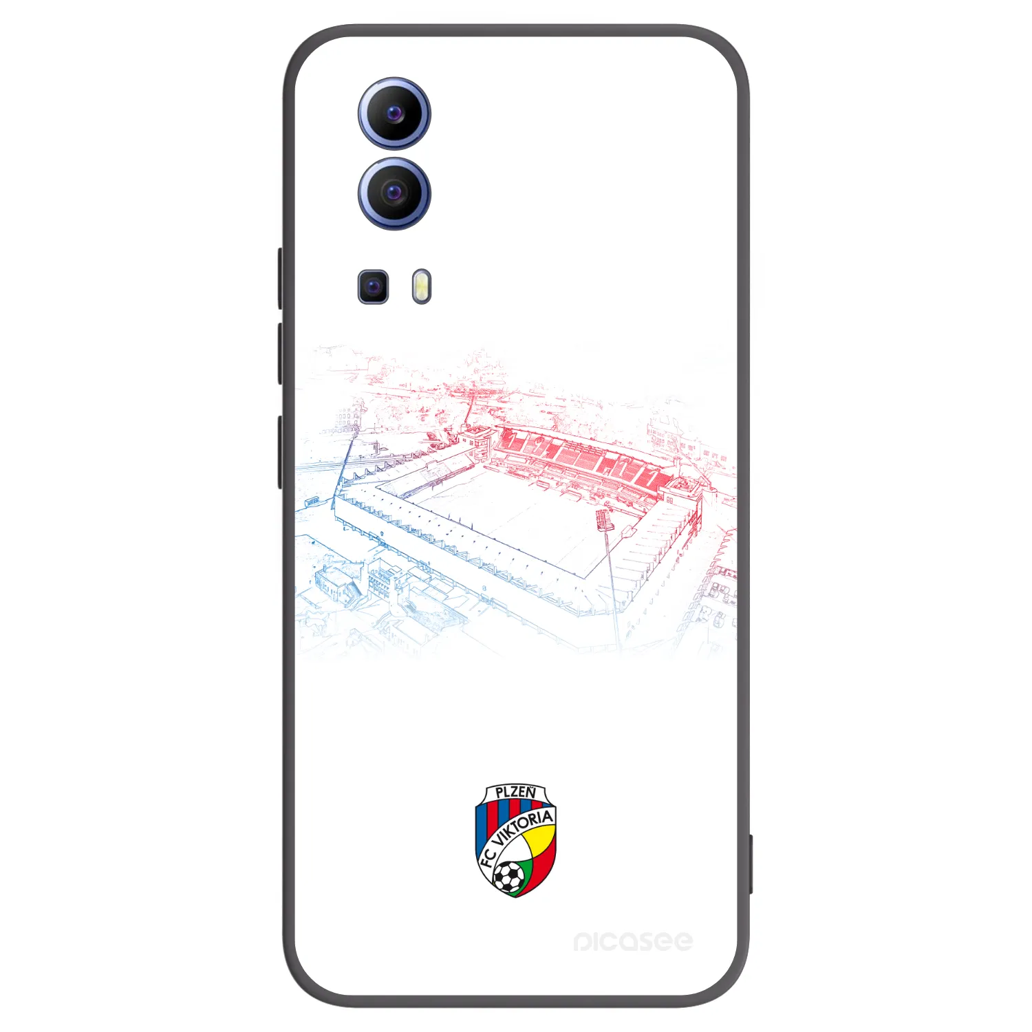 Picasee silikonový černý obal pro Vivo Y52 5G - FC Viktoria Plzeň C