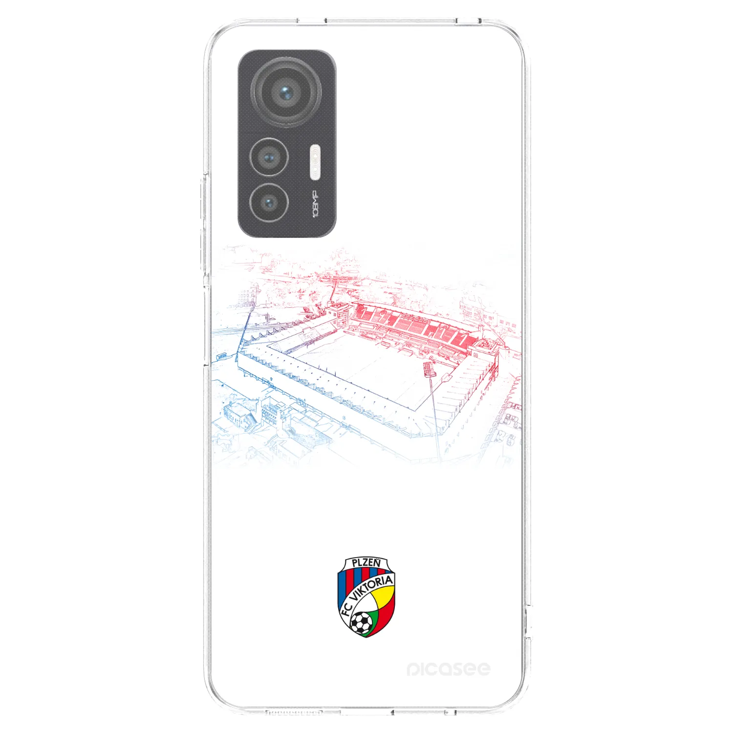 Picasee silikonový průhledný obal pro Xiaomi 12 Lite - FC Viktoria Plzeň C