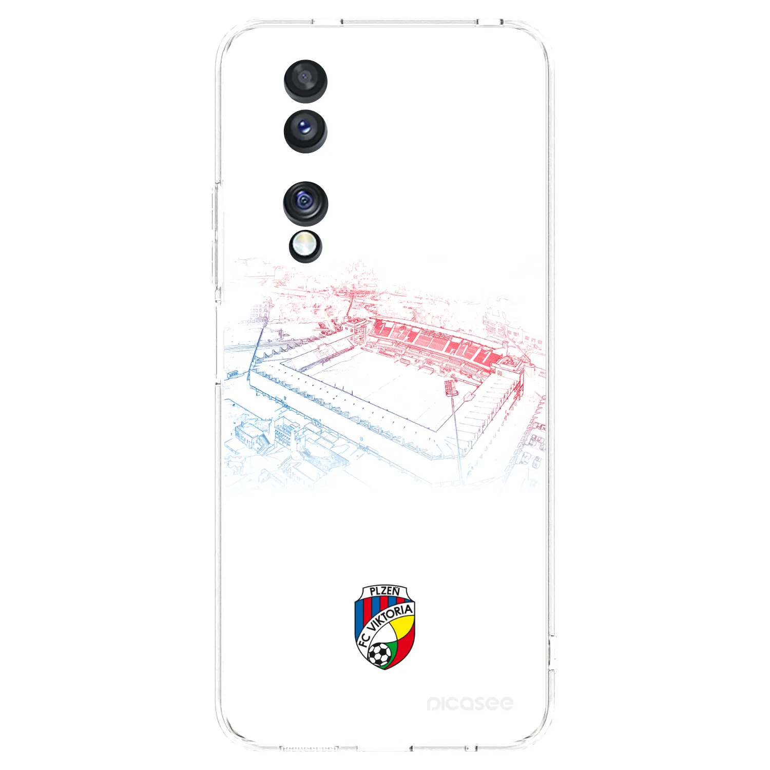Picasee silikonový průhledný obal pro Honor 70 - FC Viktoria Plzeň C