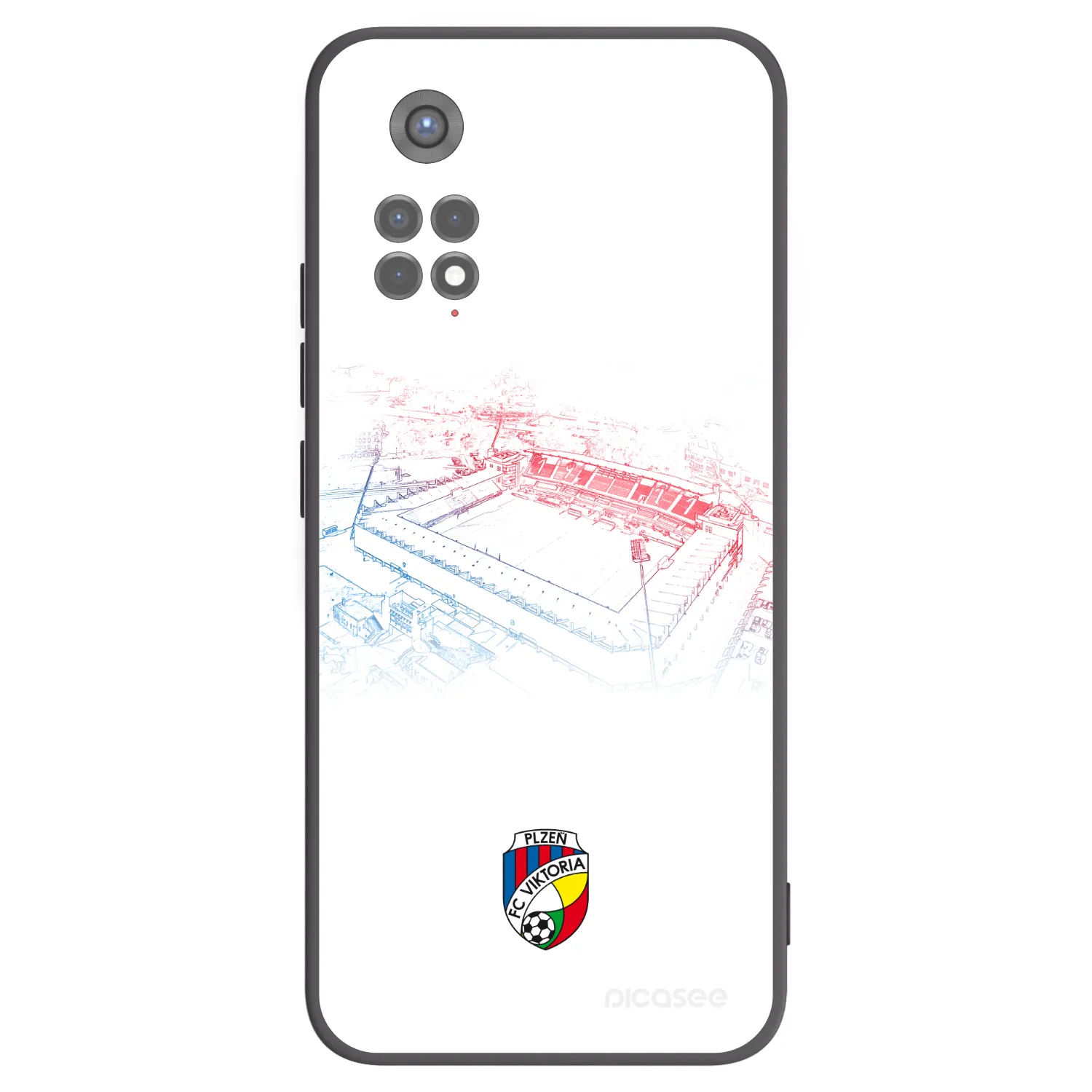 Picasee silikonový černý obal pro Xiaomi Redmi Note 11S 5G - FC Viktoria Plzeň C