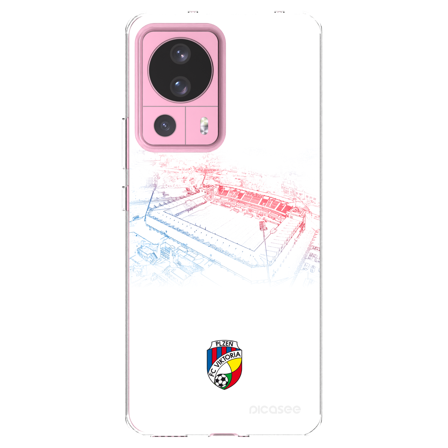 Picasee silikonový průhledný obal pro Xiaomi 13 Lite - FC Viktoria Plzeň C
